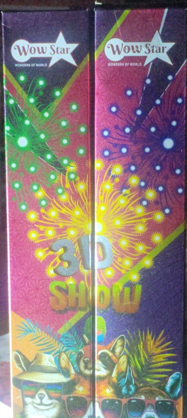 3 D PIPE & 1 PIPE 3 COLOUR$